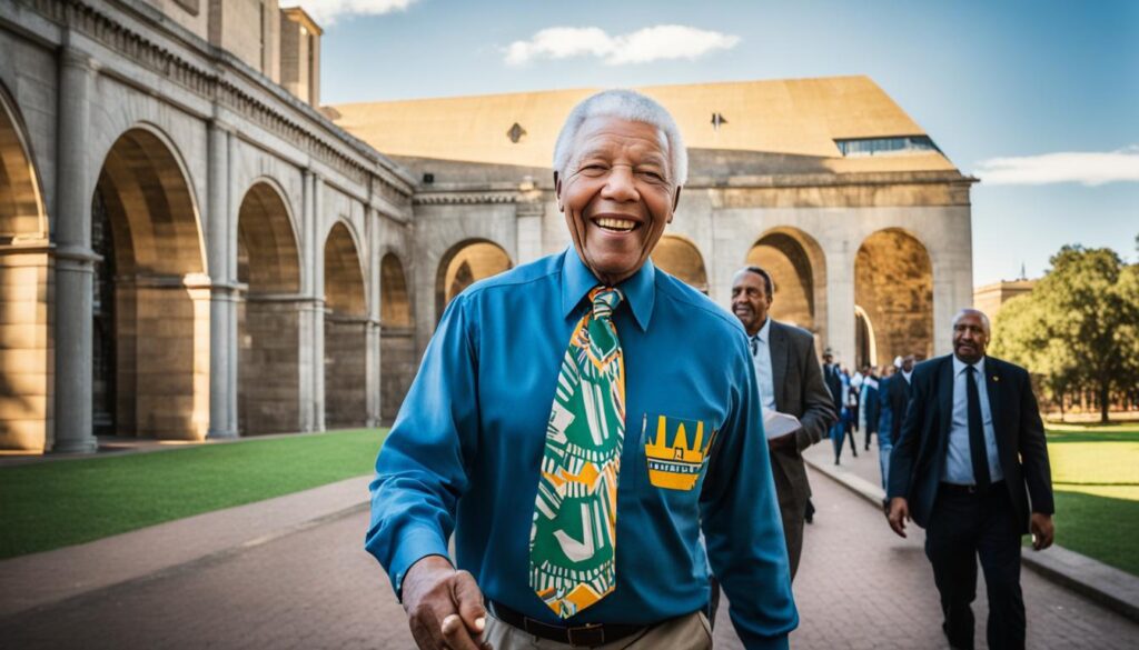 Nelson Mandela at the University of Witwatersrand